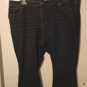 Dark Wash Pedal Jeans